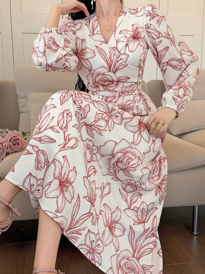 Rochie maxi SHEIN, bej