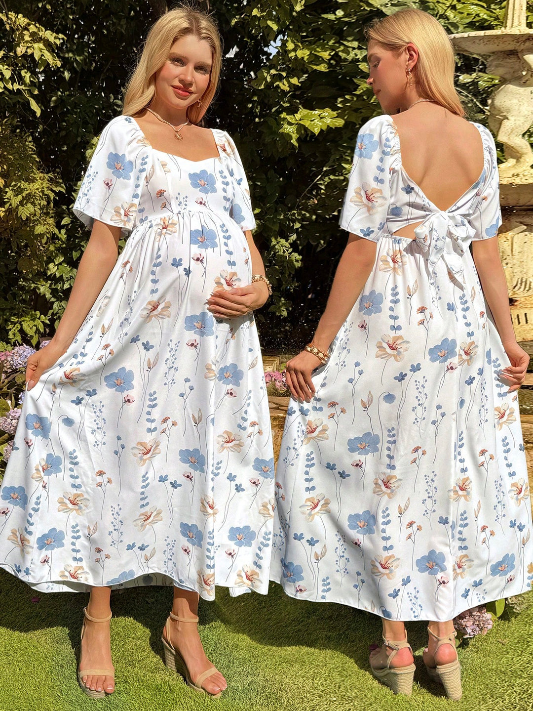 Rochie maxi SHEIN, mix culori