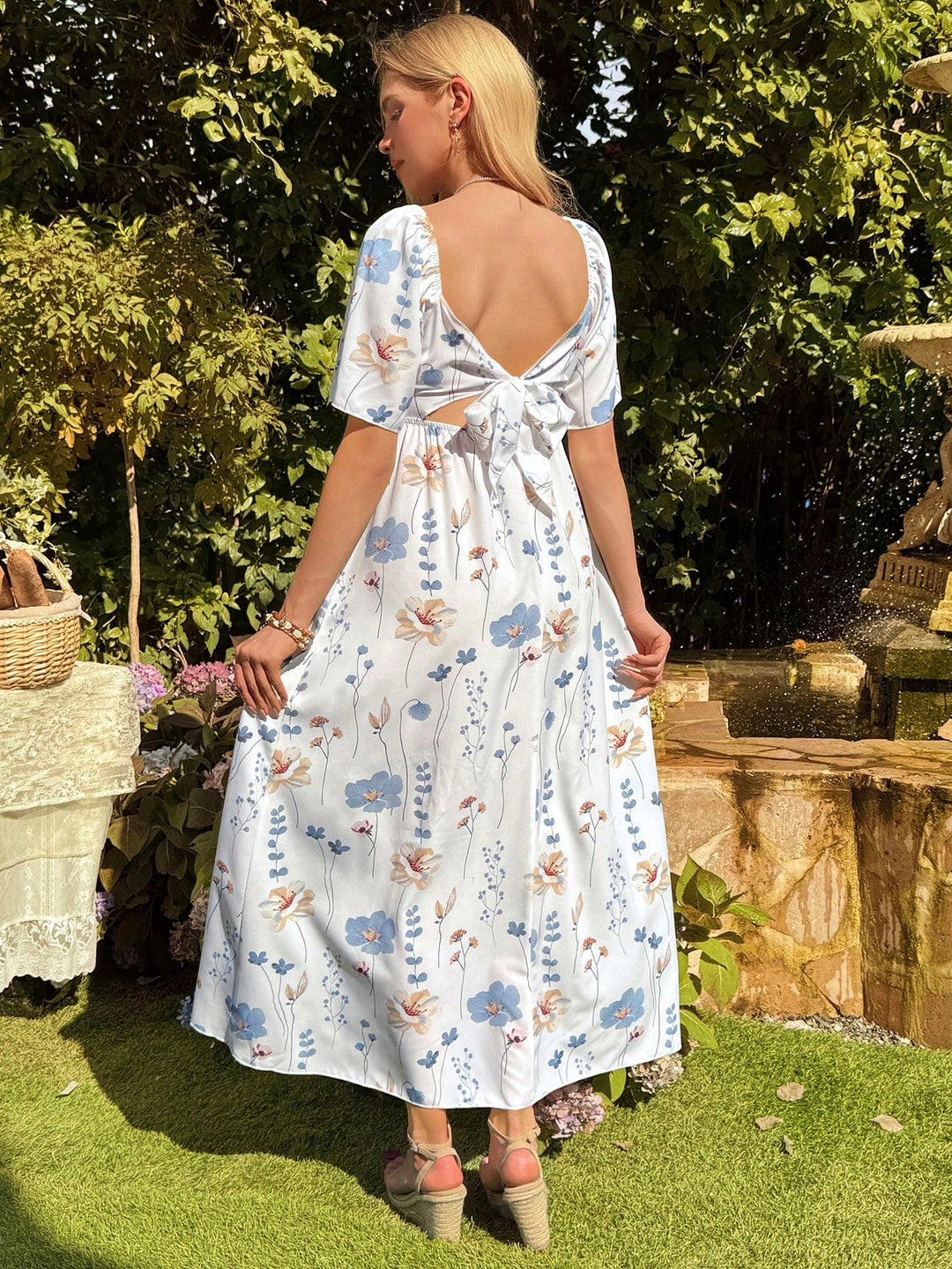 Rochie maxi SHEIN, mix culori