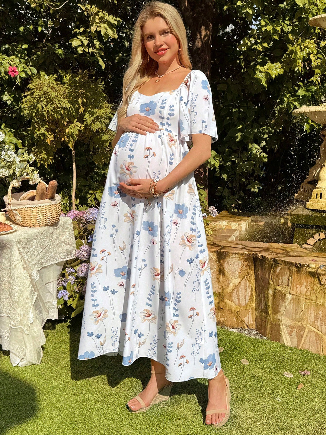 Rochie maxi SHEIN, mix culori