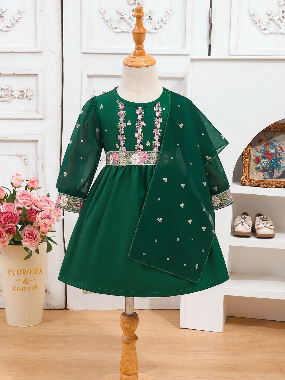 Rochie SHEIN, verde