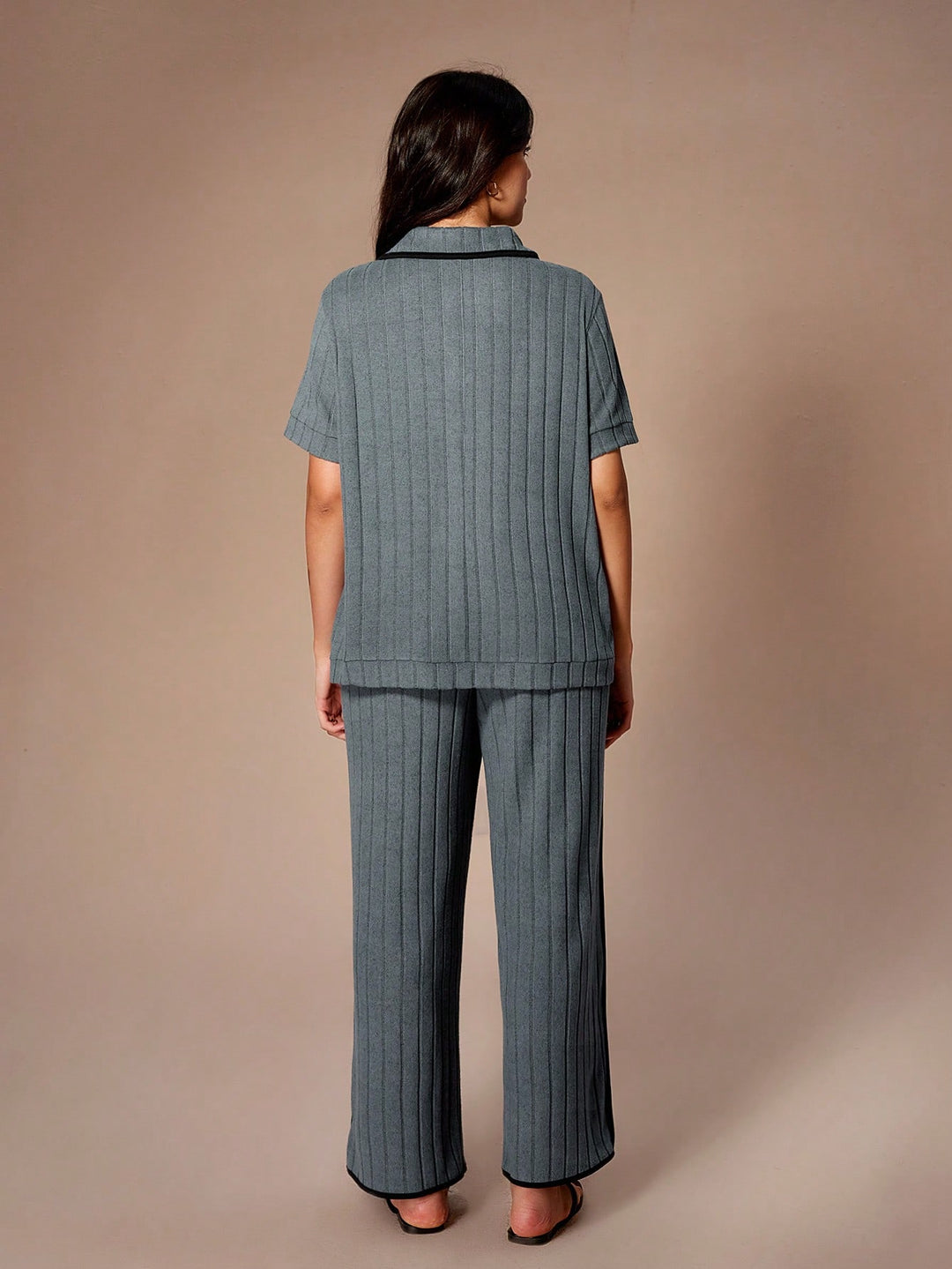Compleu pijamale SHEIN, albastru