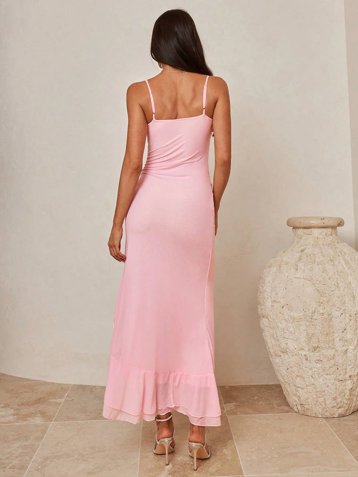 Rochie maxi SHEIN, roz
