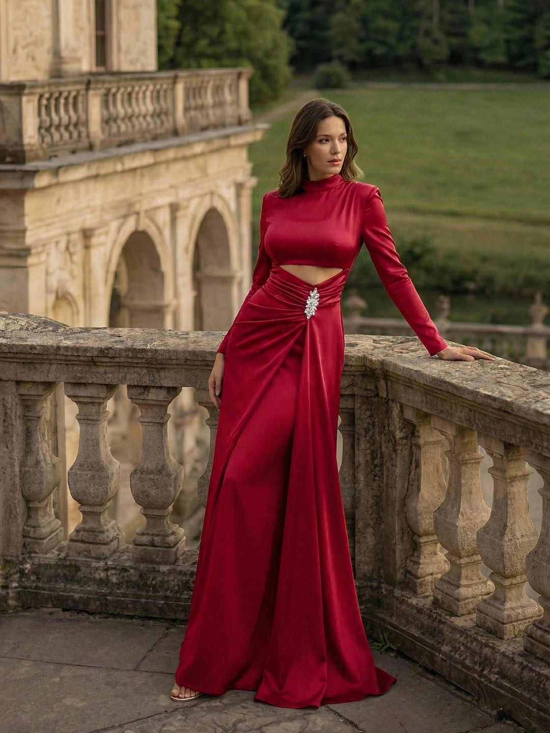 Rochie SHEIN, vișiniu