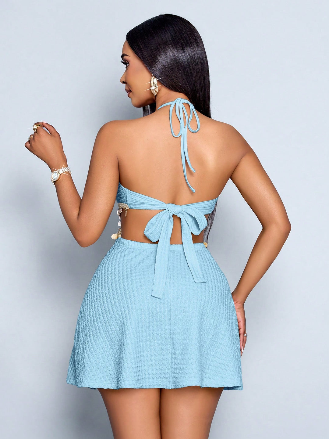 Rochie mini SHEIN, albastru
