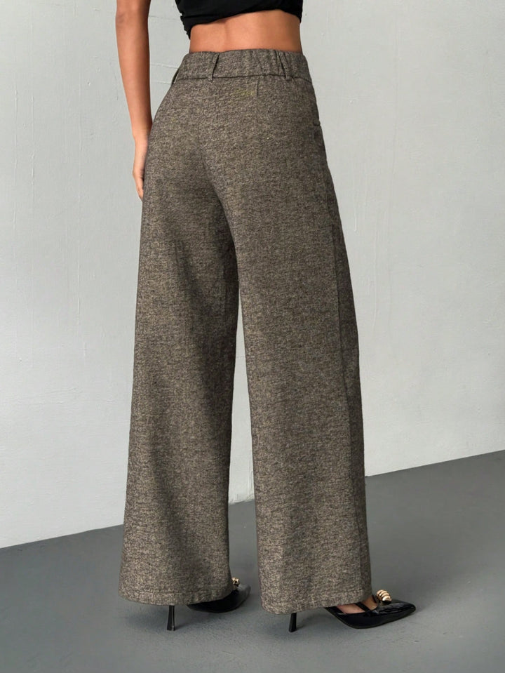 Pantaloni SHEIN, maro