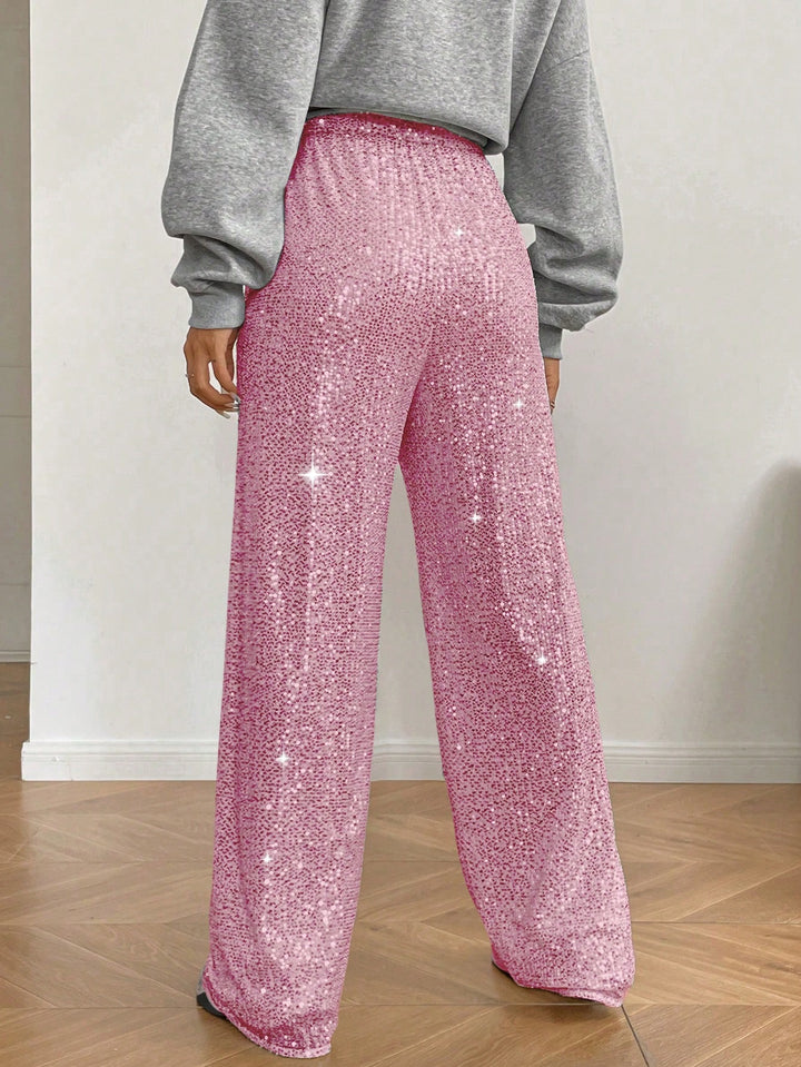 Pantaloni SHEIN, roz