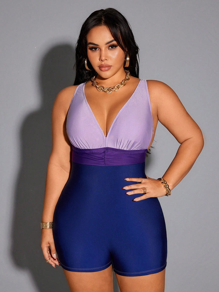 Costum de baie SHEIN, mix culori