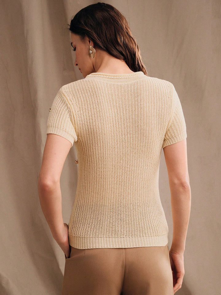 Tricou SHEIN, bej