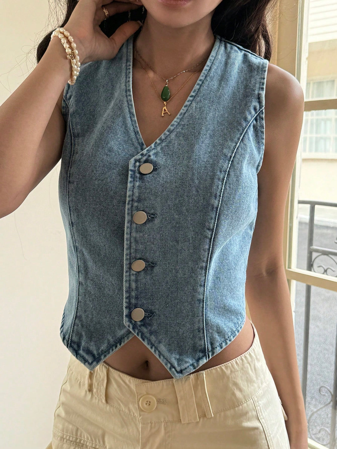 Top SHEIN, albastru