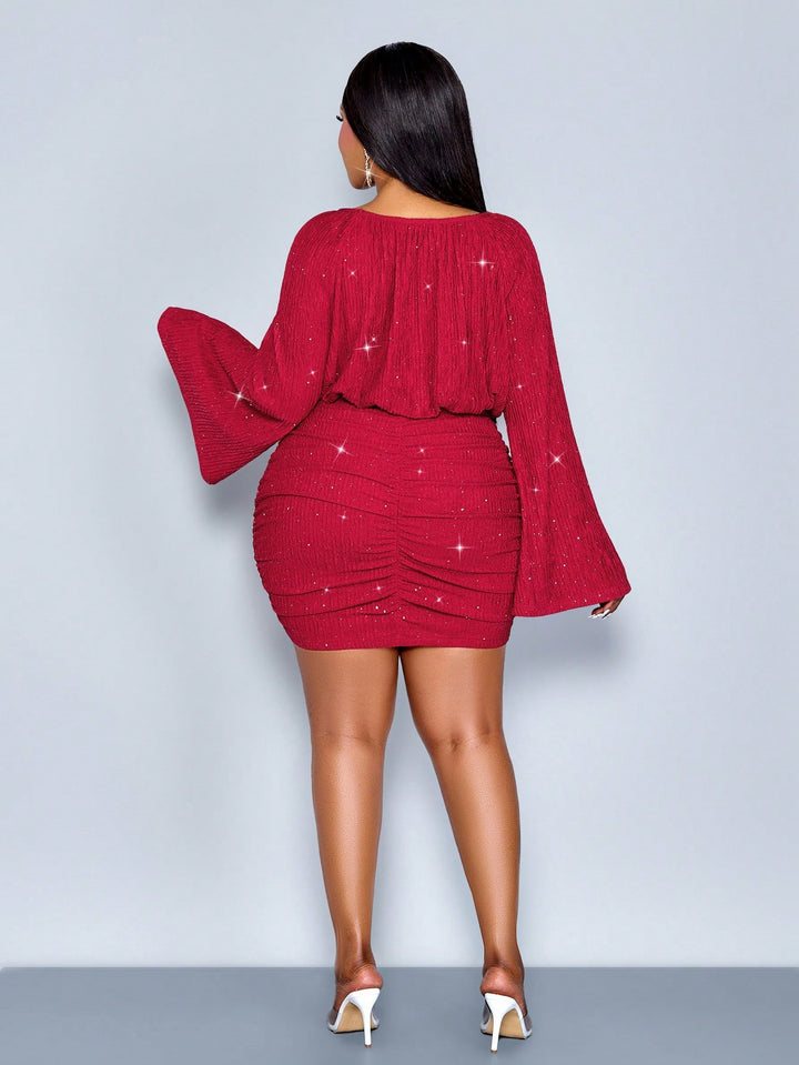 SHEIN mini ruha, piros
