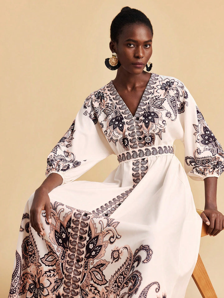 Rochie maxi SHEIN, mix culori