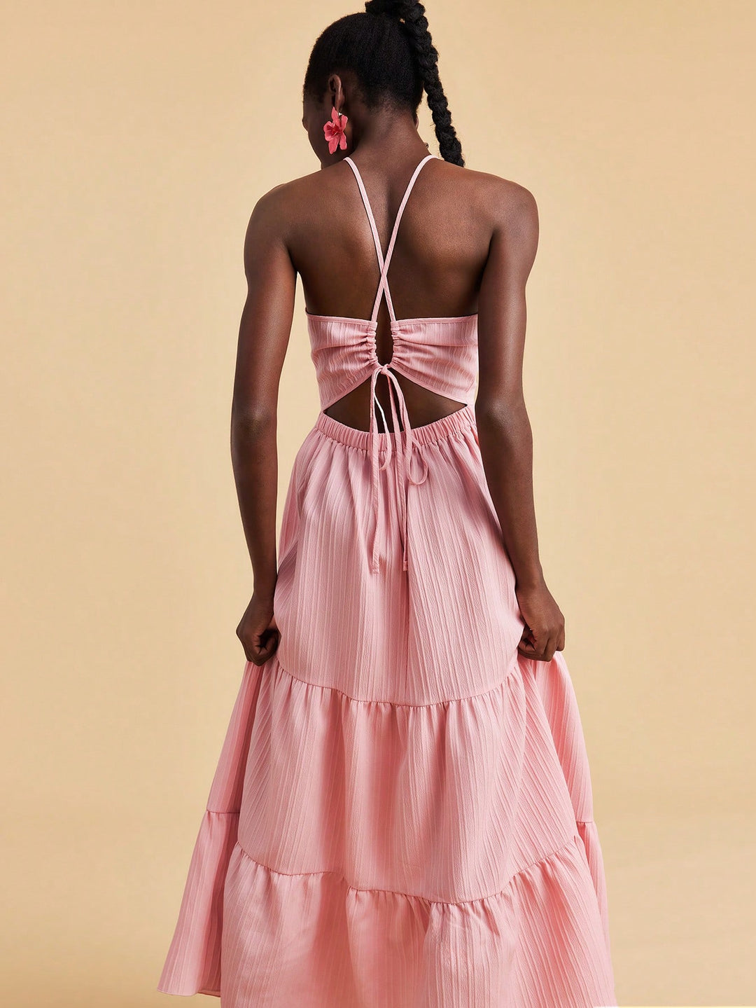 Rochie maxi SHEIN, roz