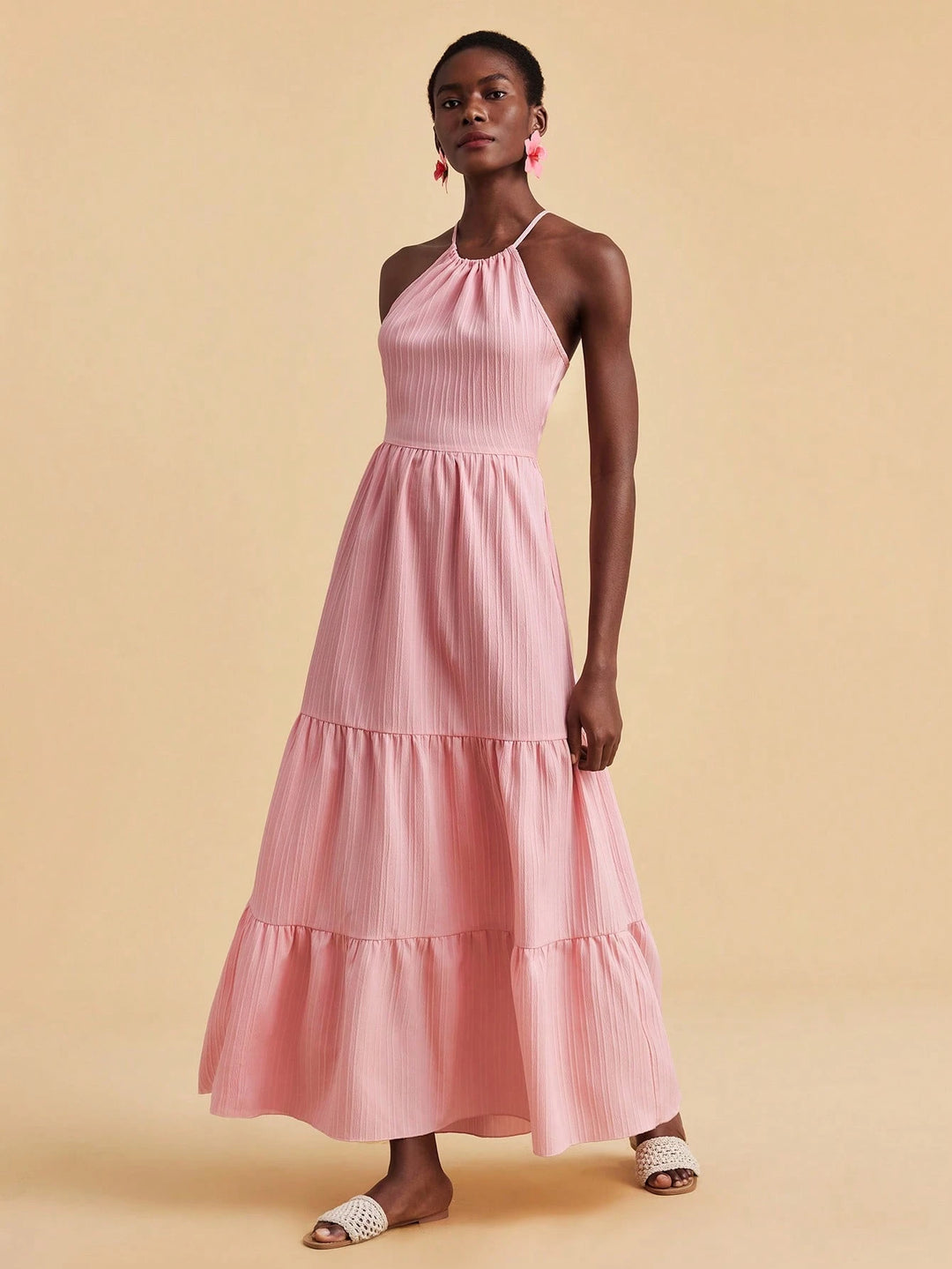 Rochie maxi SHEIN, roz