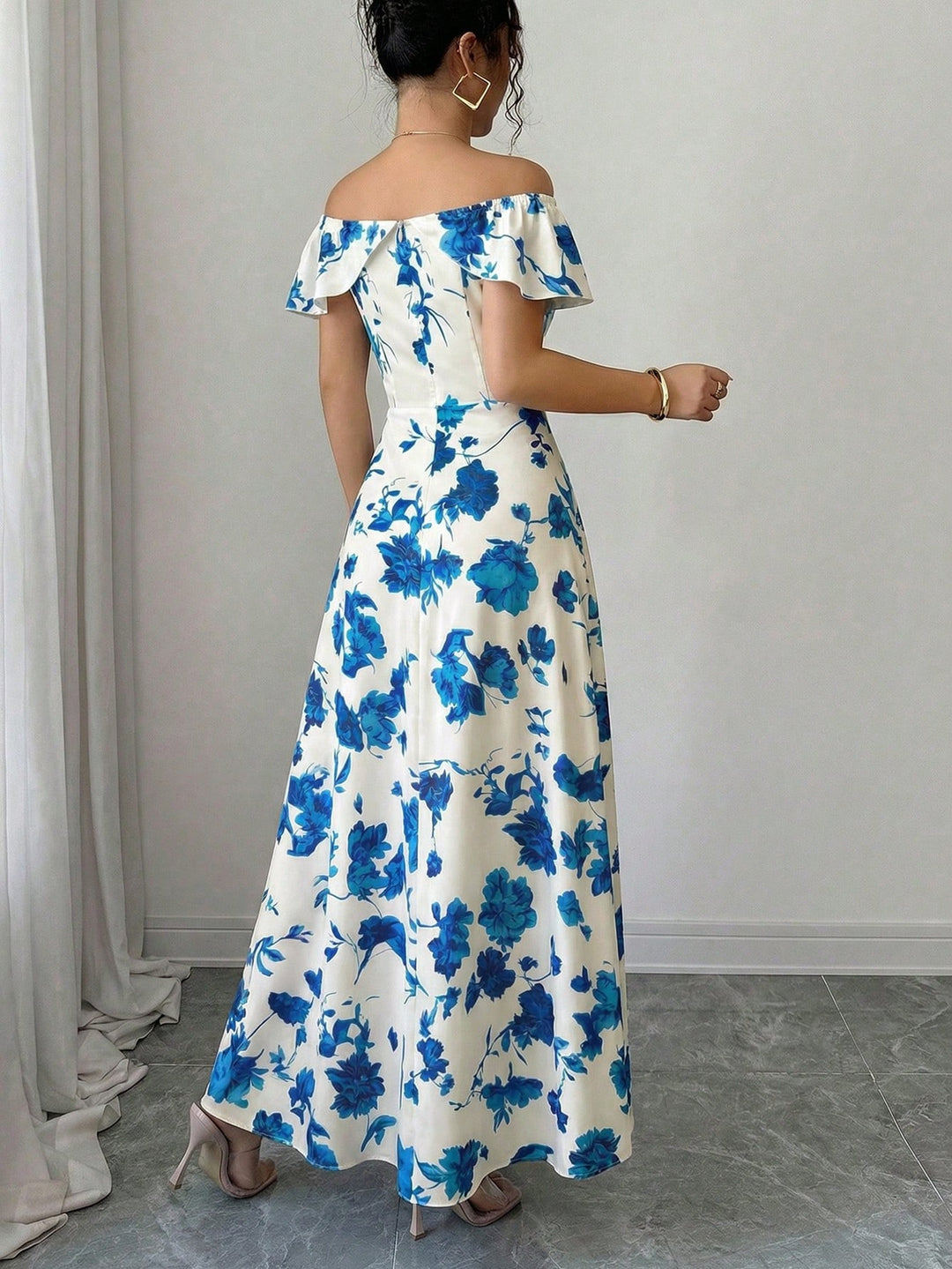 Rochie maxi SHEIN, albastru