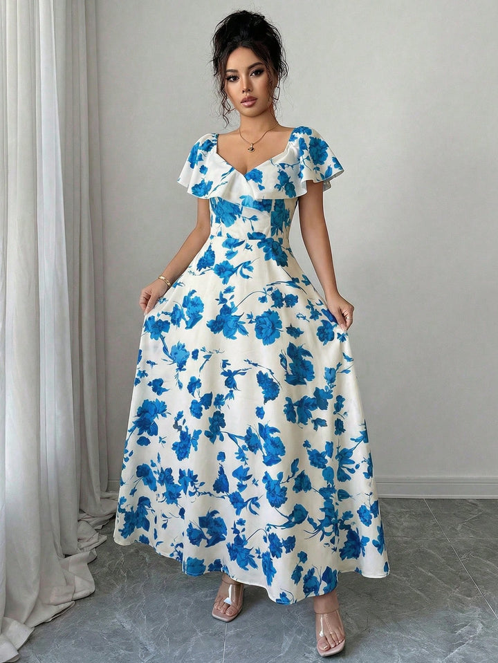 Rochie maxi SHEIN, albastru