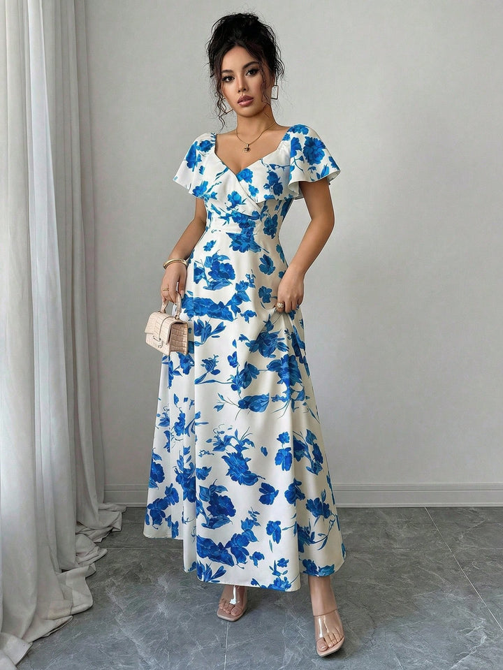 Rochie maxi SHEIN, albastru