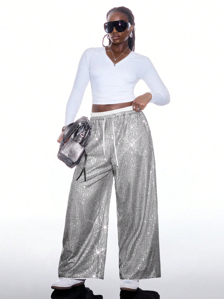 Pantaloni SHEIN, gri