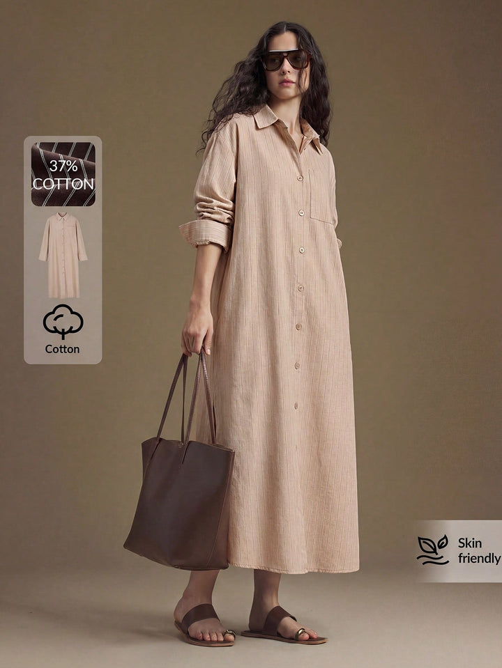 Rochie maxi SHEIN, bej