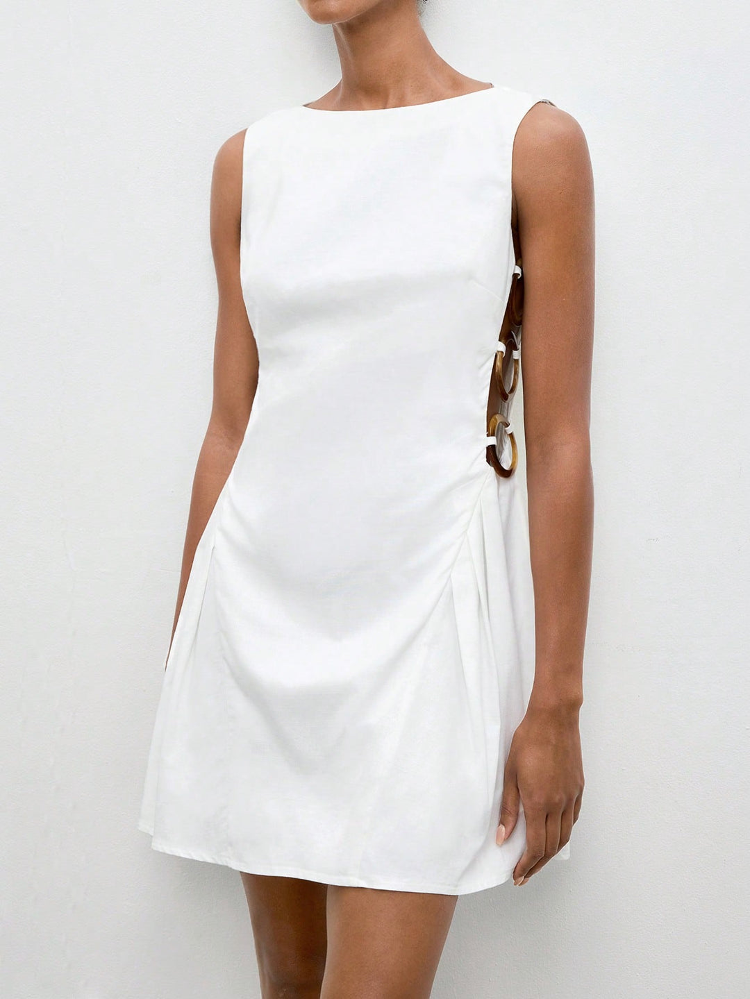 Rochie scurtă SHEIN, alb