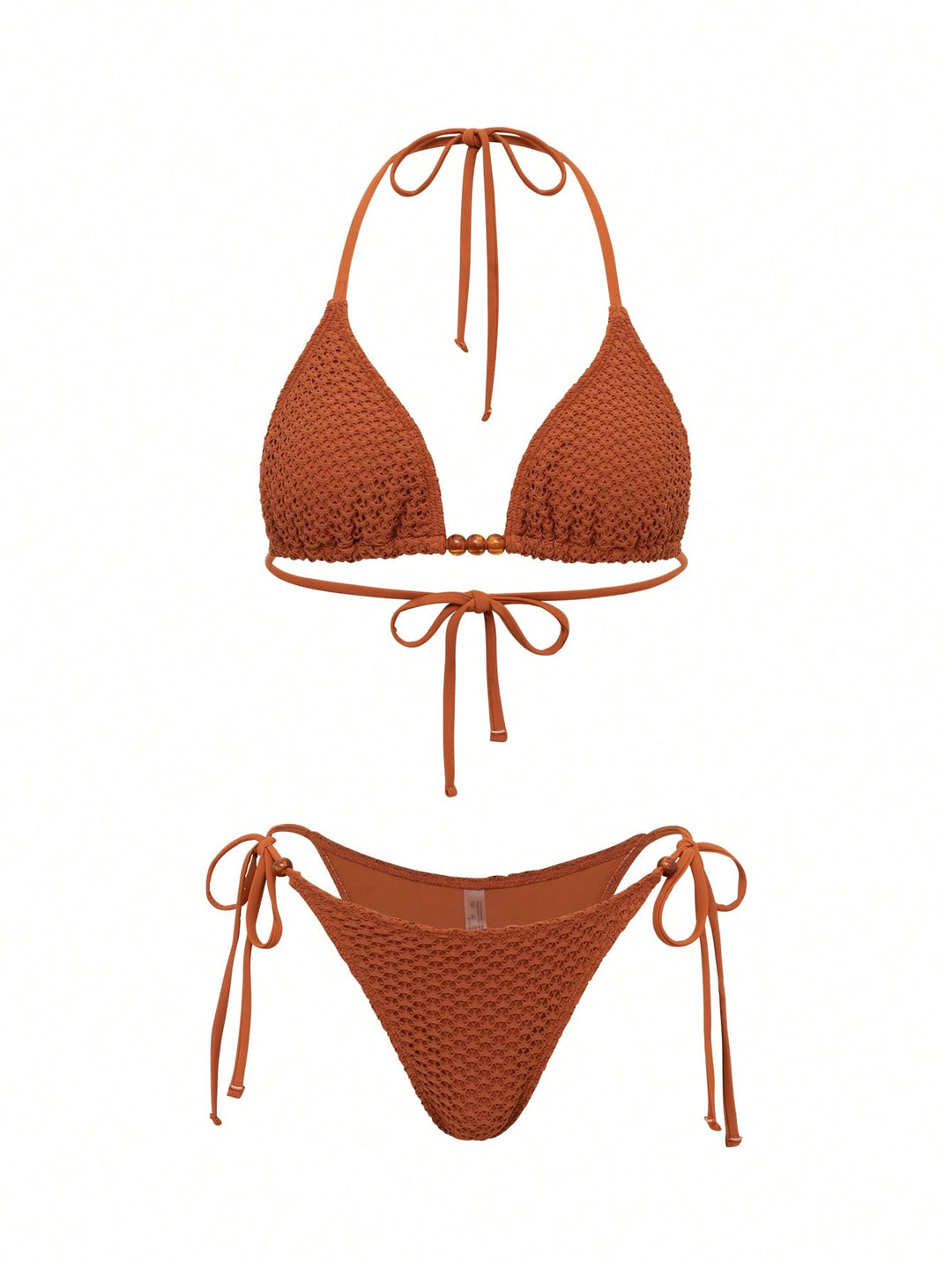 Set bikini SHEIN, portocaliu
