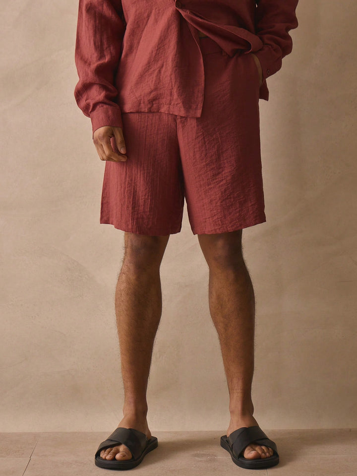 Pantaloni scurți SHEIN, maro