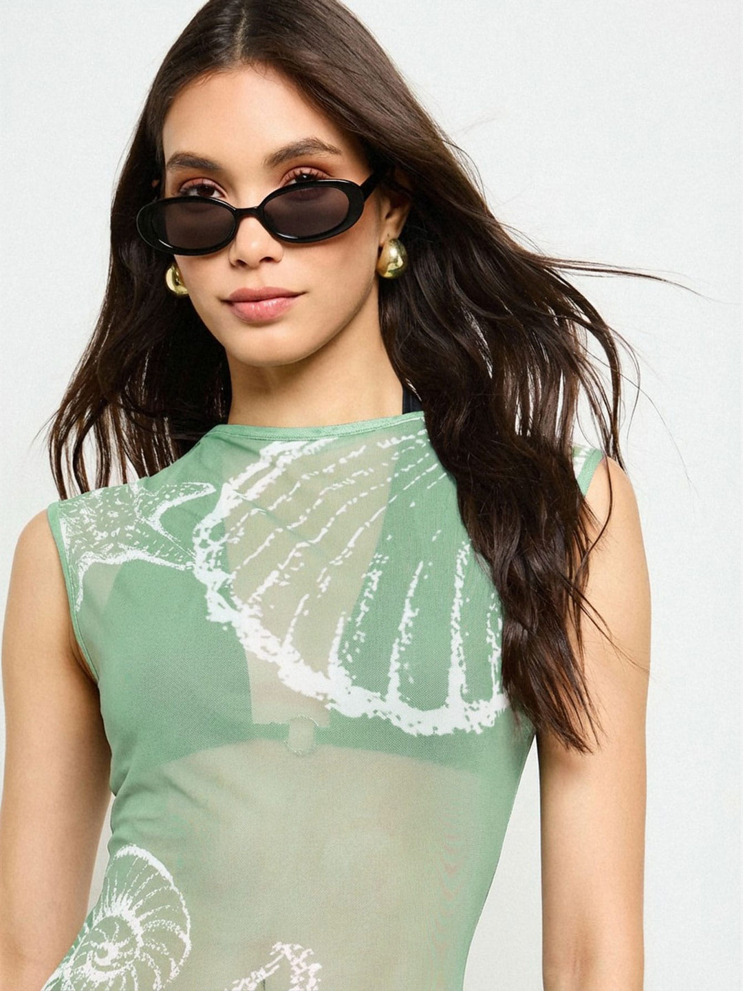 Rochie maxi SHEIN, turcoaz