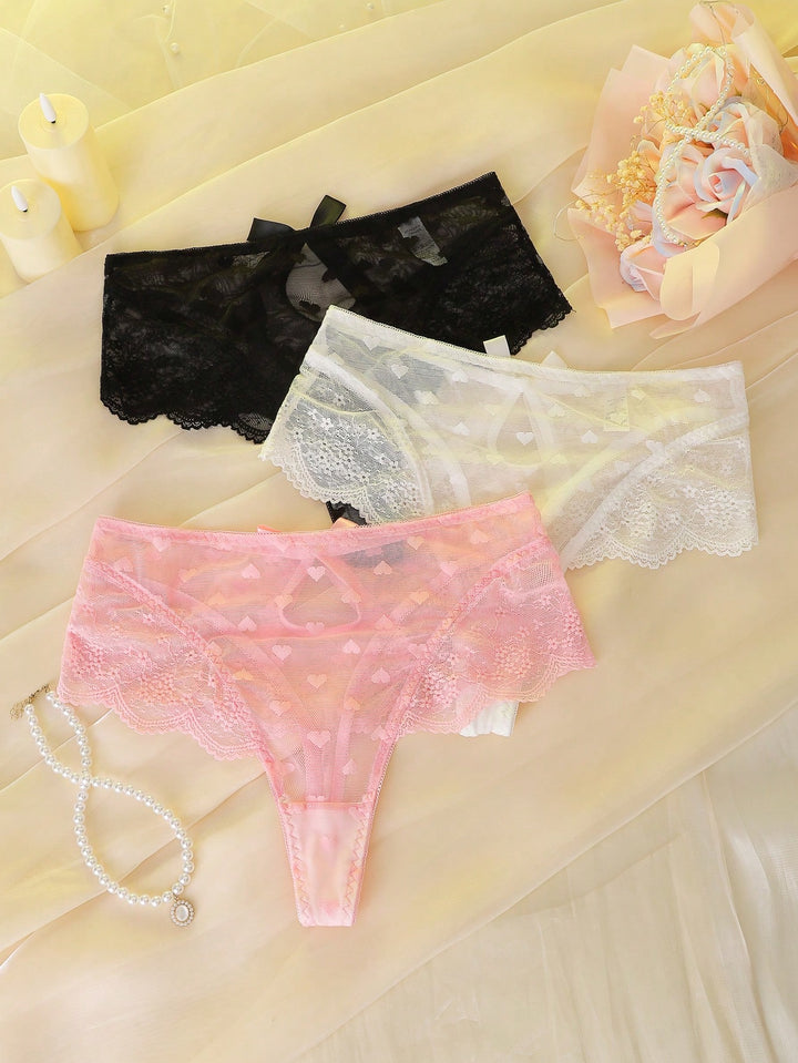 Set chiloți tanga SHEIN, mix culori