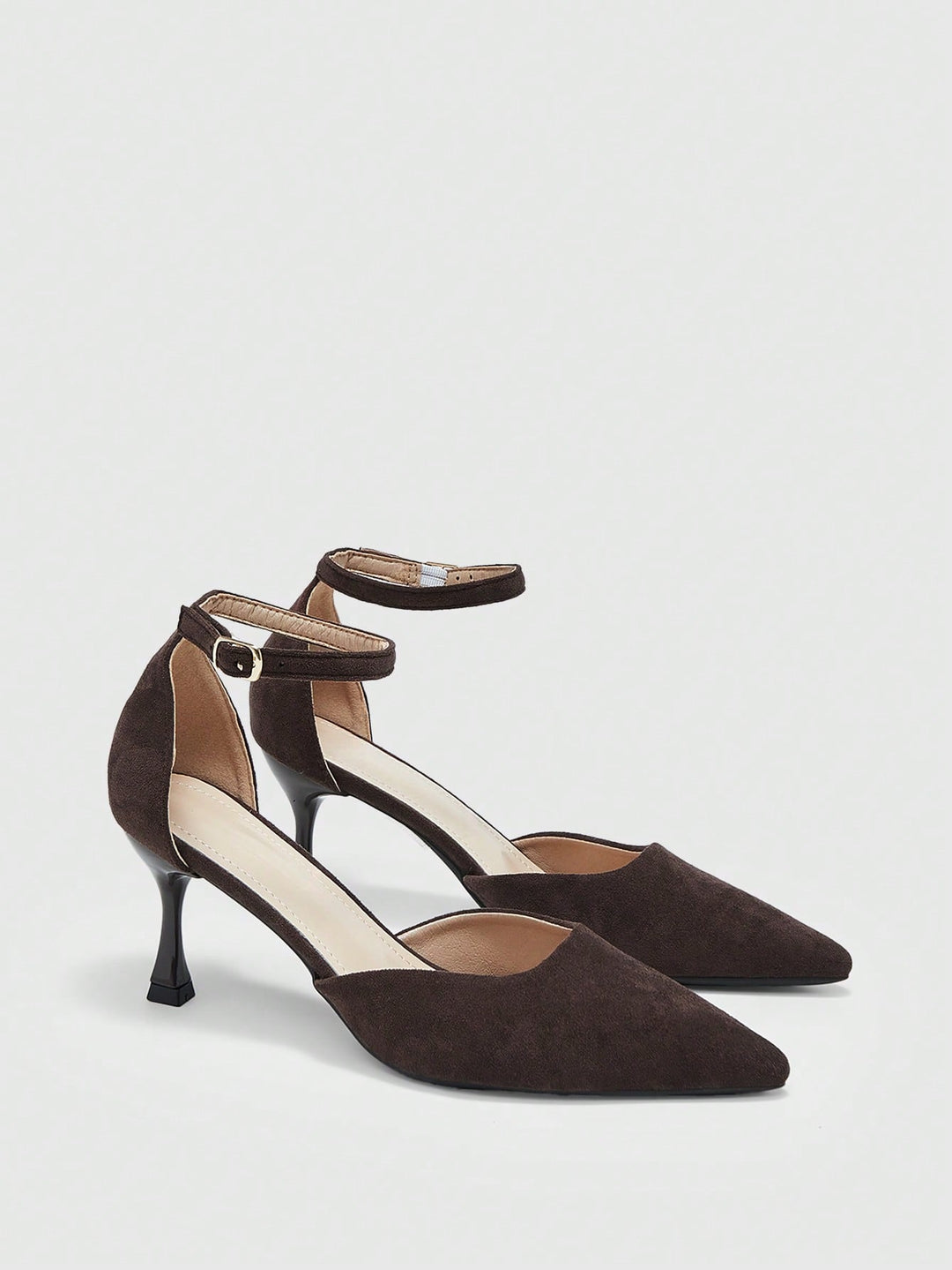 Pantofi cu toc SHEIN, maro