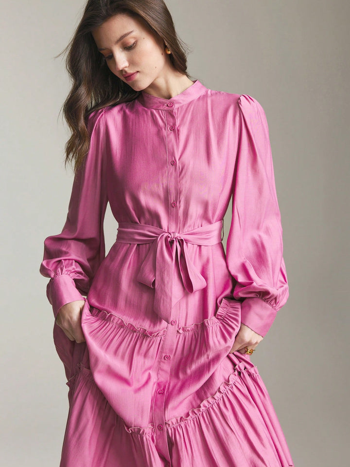 Rochie maxi SHEIN, roz