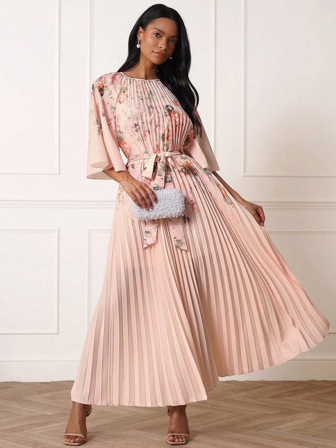 Rochie maxi SHEIN, mix culori