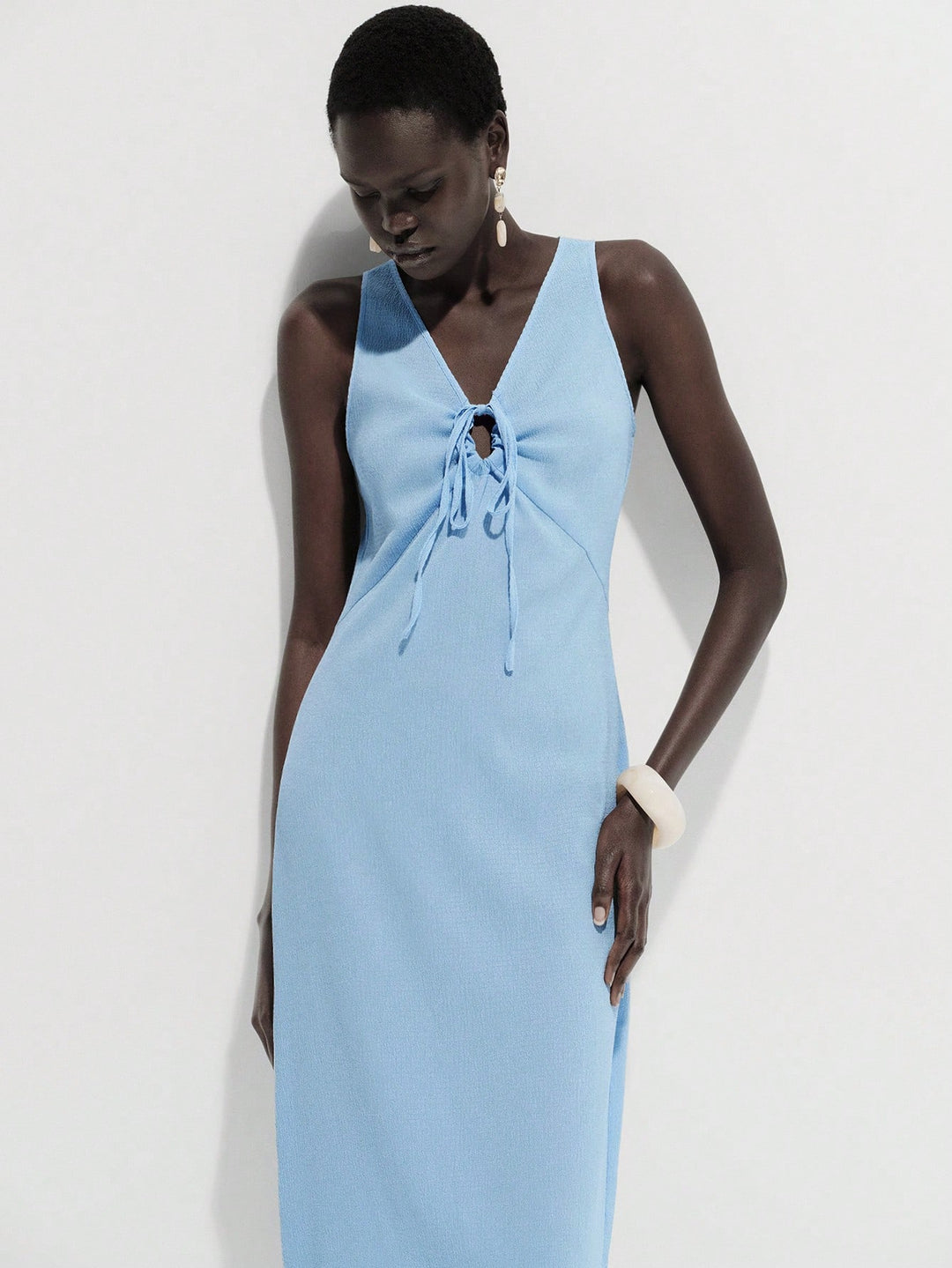 Rochie midi SHEIN, albastru