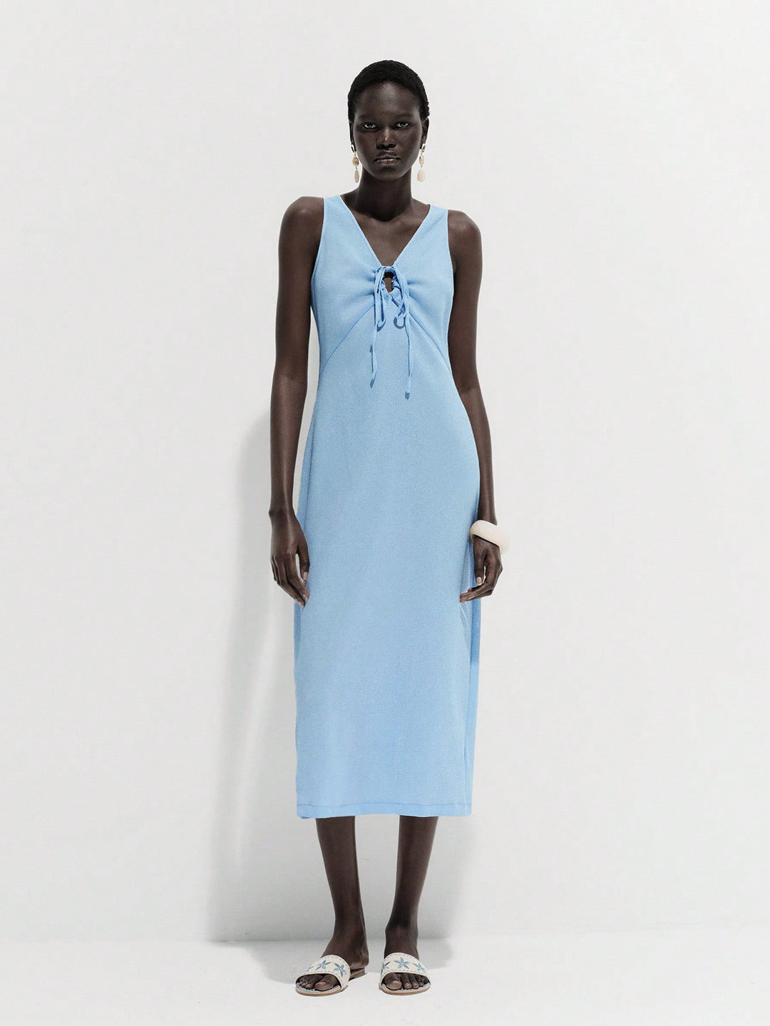 Rochie midi SHEIN, albastru