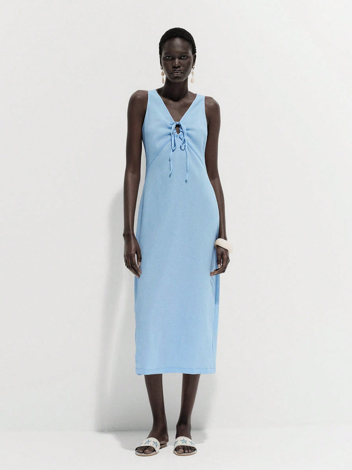 Rochie midi SHEIN, albastru