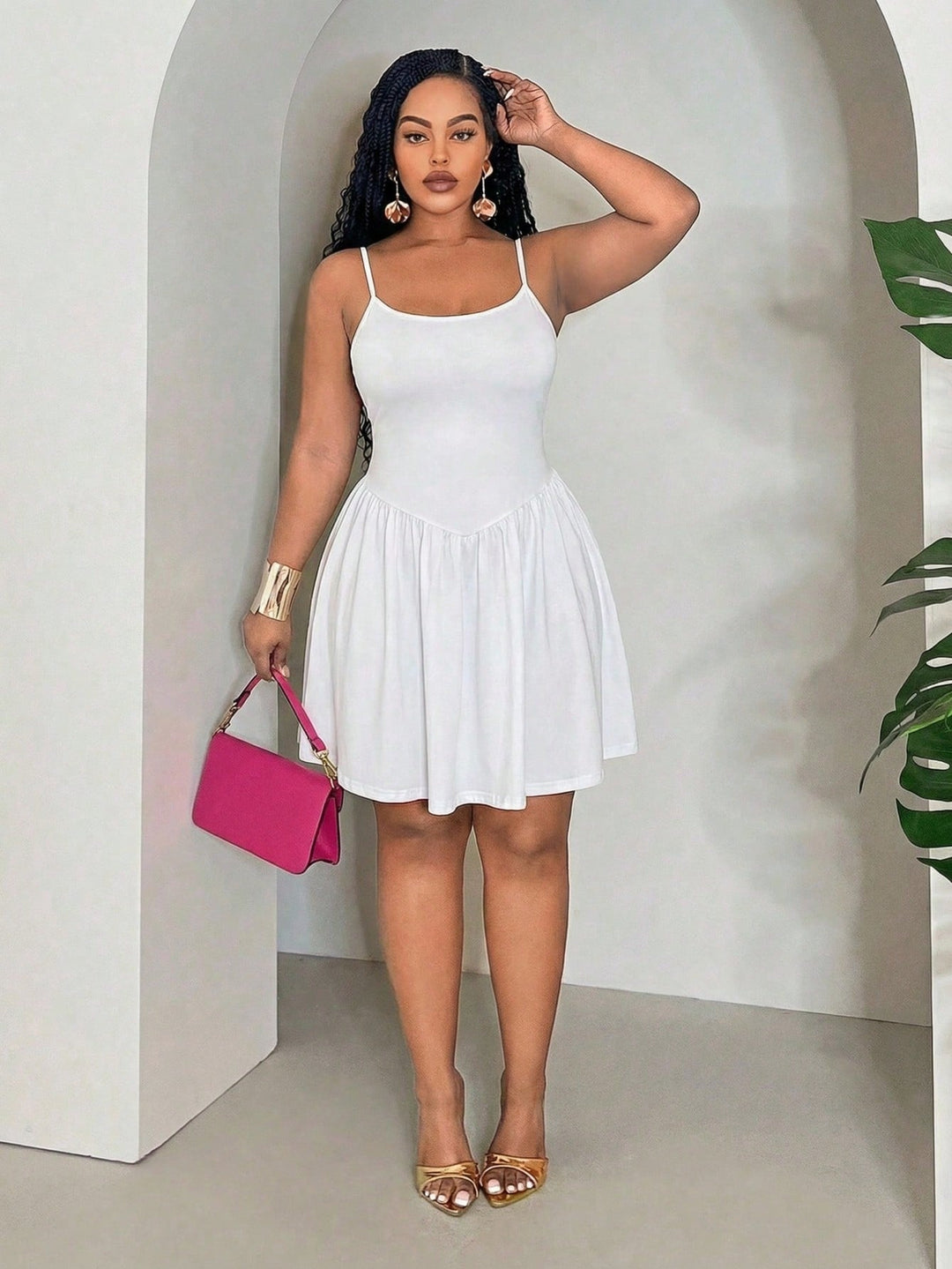 Rochie SHEIN, alb