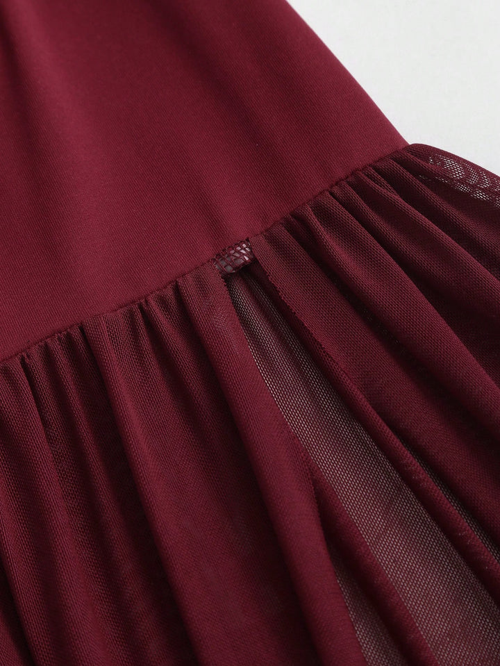Rochie maxi SHEIN, vișiniu