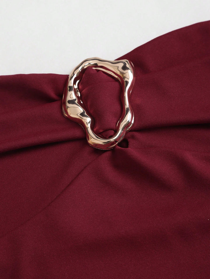 Rochie maxi SHEIN, vișiniu