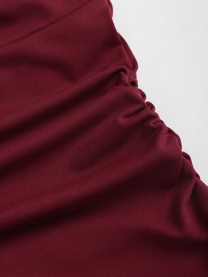 Rochie maxi SHEIN, vișiniu