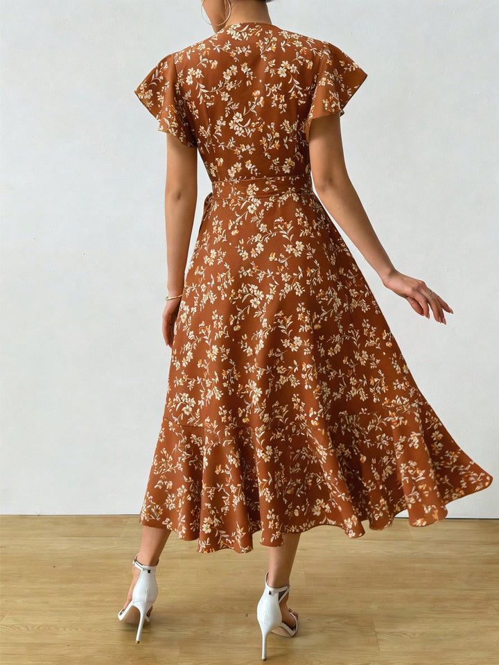 Rochie maxi SHEIN, maro