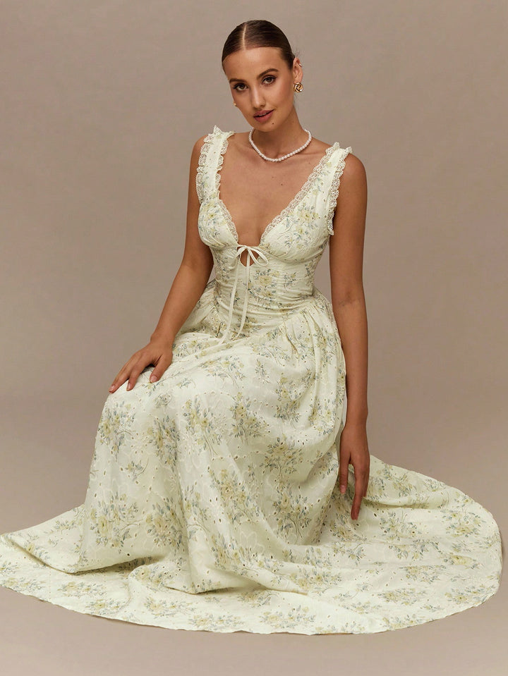 Rochie maxi SHEIN, galben