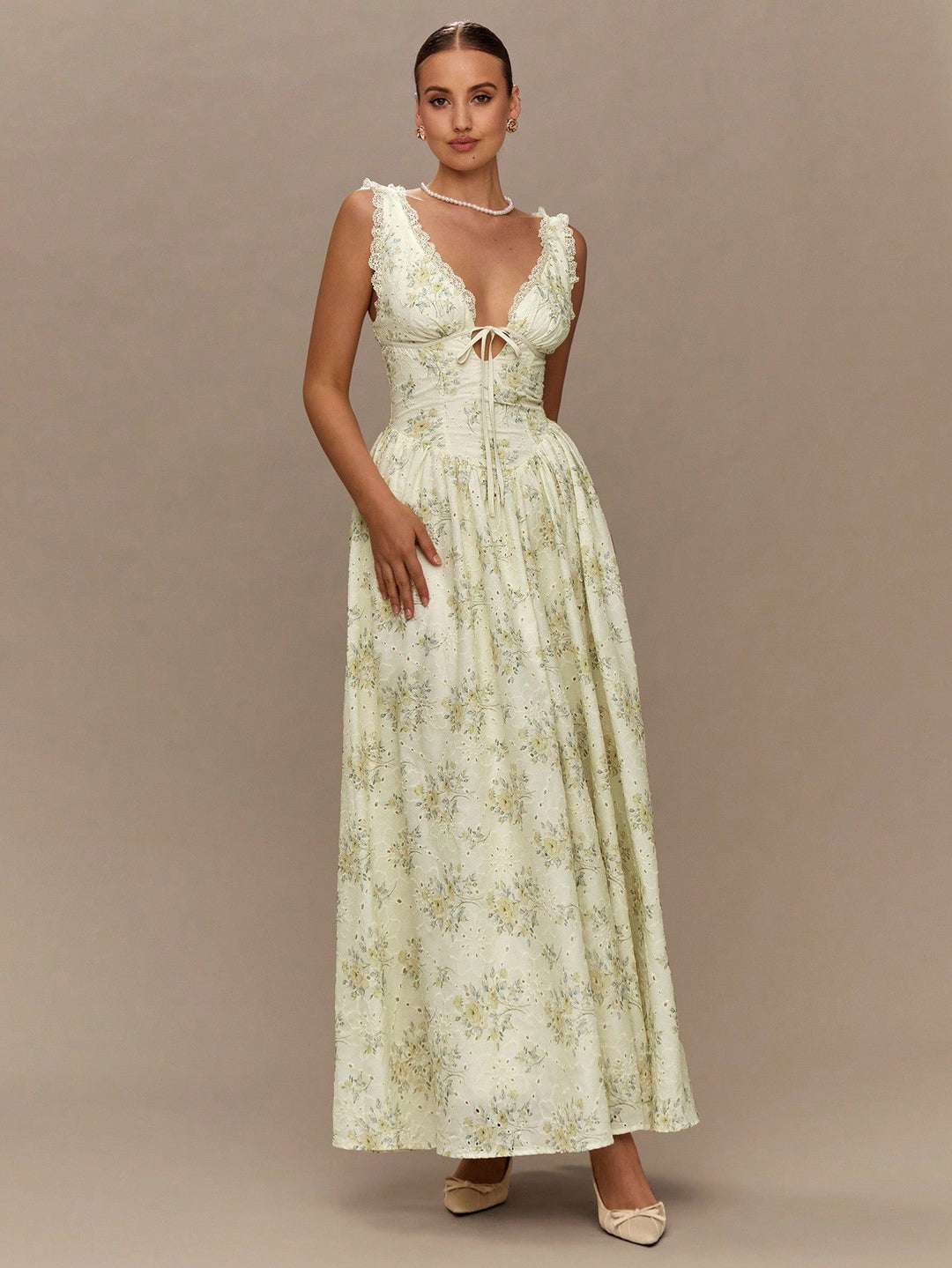 Rochie maxi SHEIN, galben