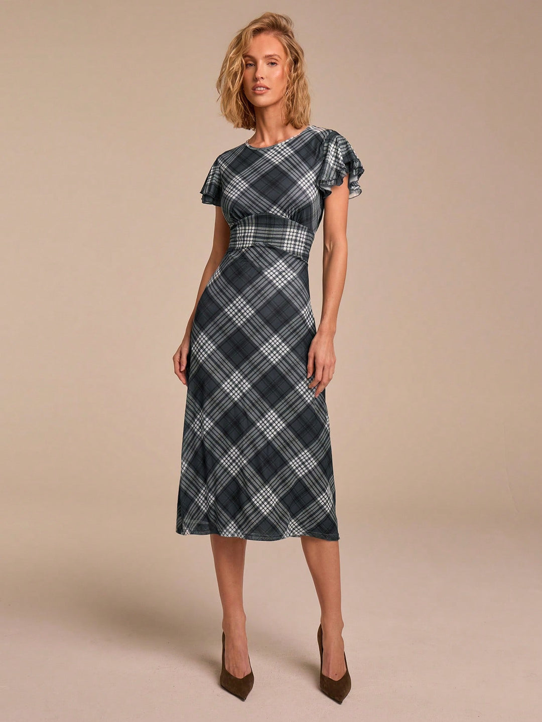 Rochie midi SHEIN, mix culori