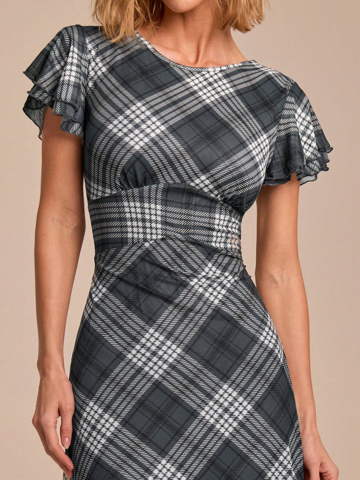 Rochie midi SHEIN, mix culori