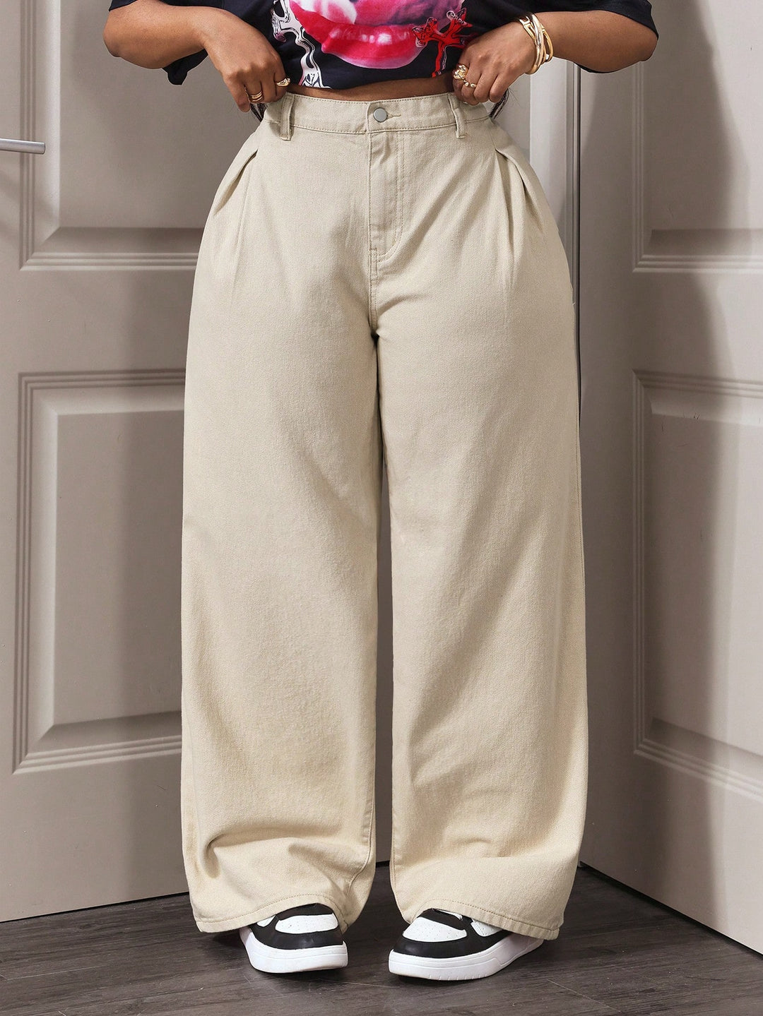 Jeans SHEIN, bej