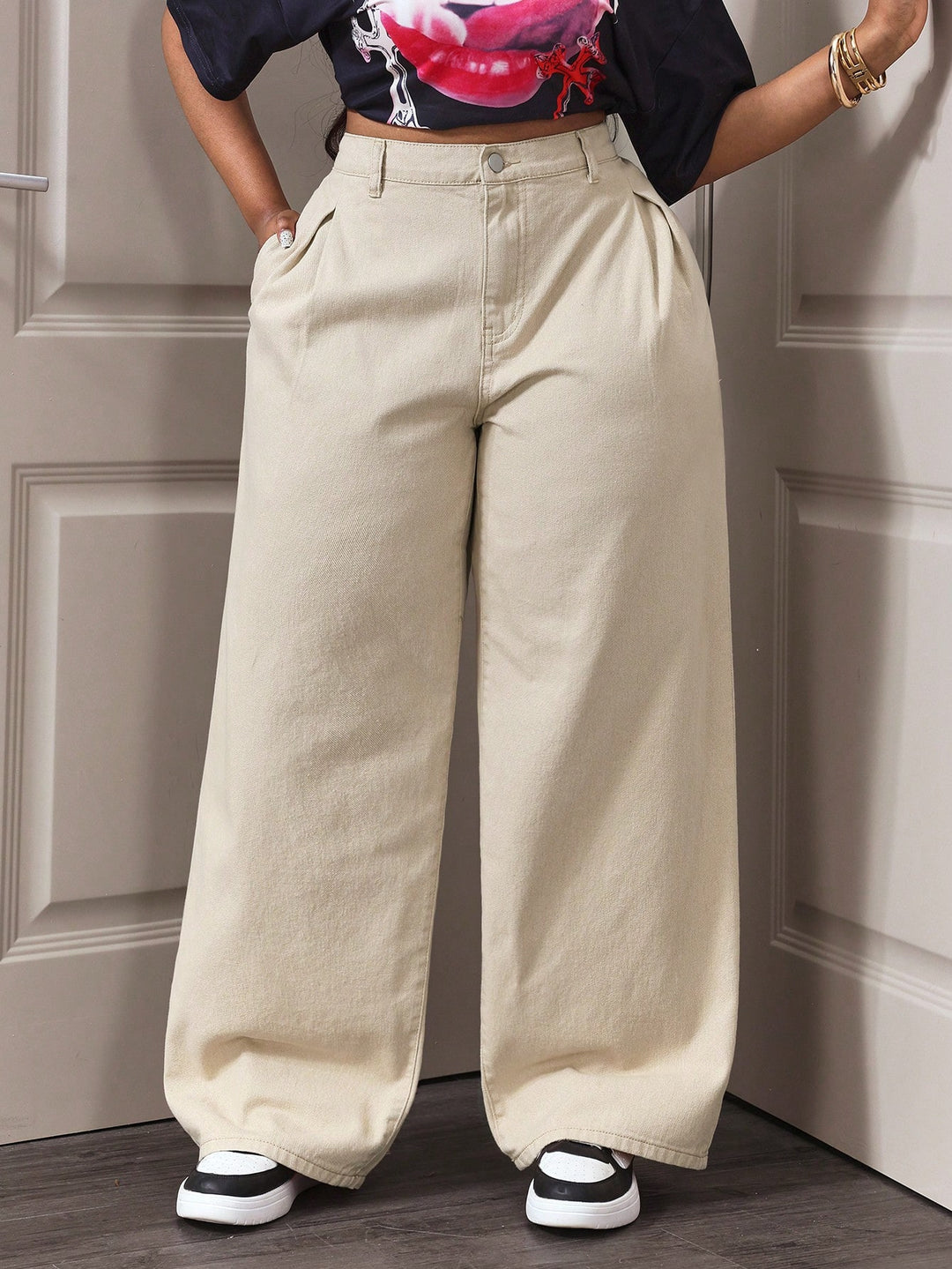 Jeans SHEIN, bej