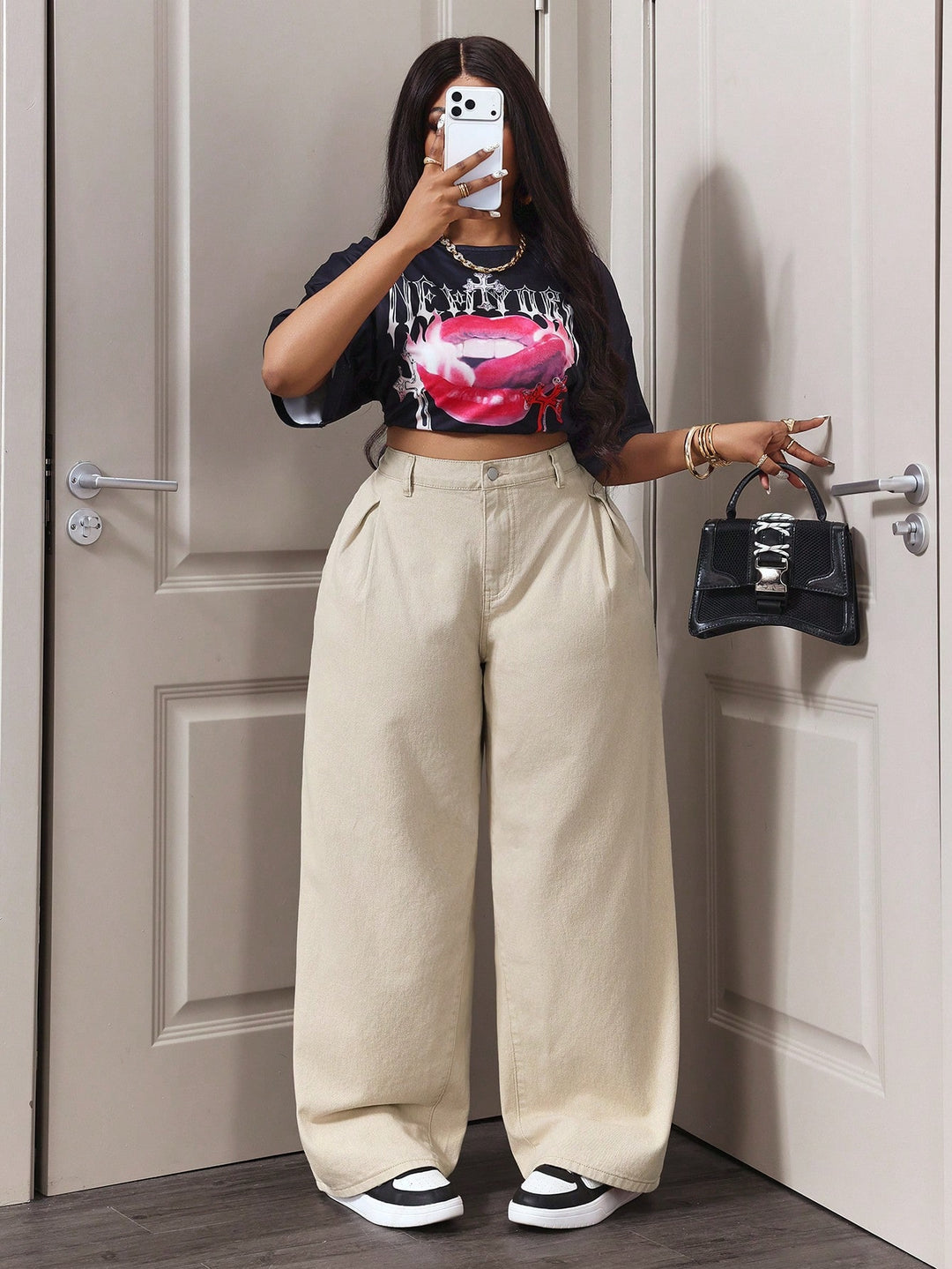 Jeans SHEIN, bej