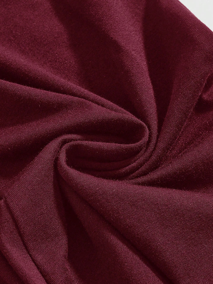 Pantaloni SHEIN, vișiniu