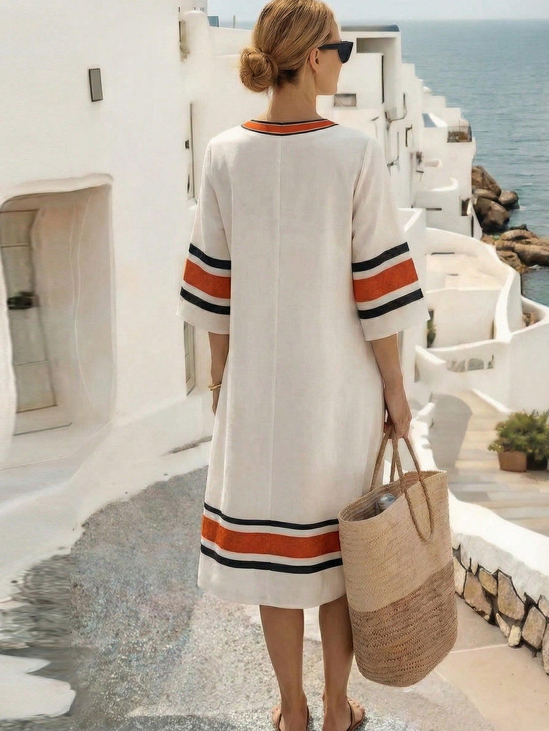 Rochie midi SHEIN, mix culori