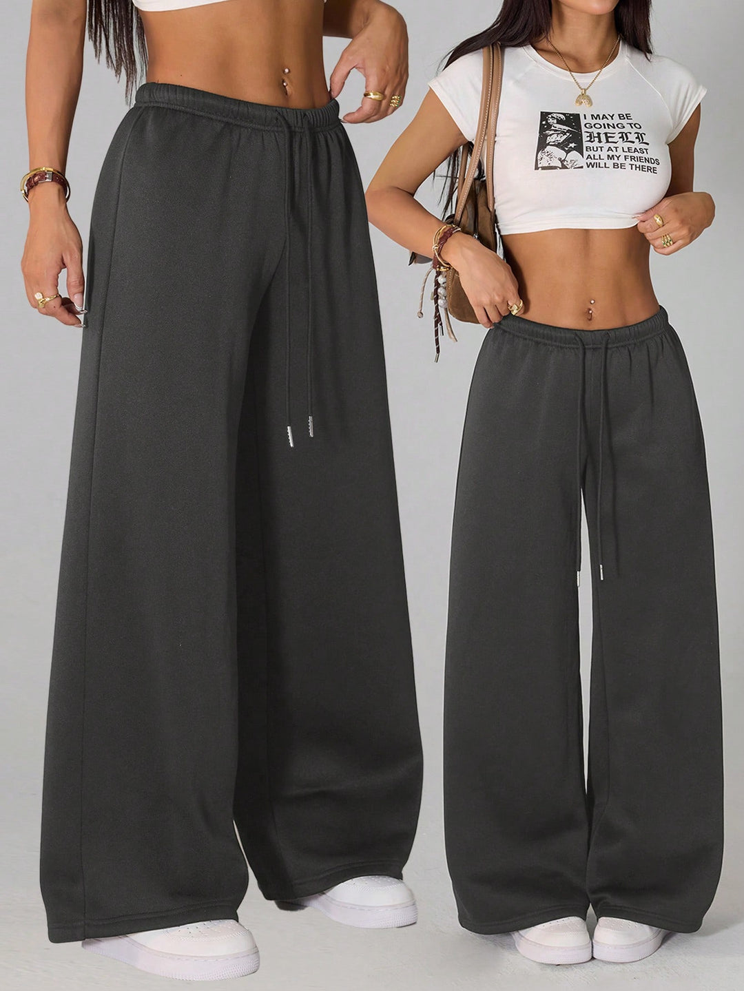 Pantaloni SHEIN, gri