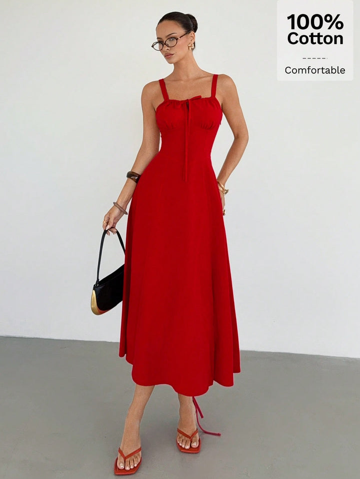 Rochie midi SHEIN, roșu